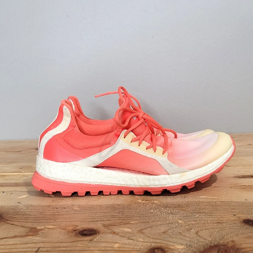 Adidas Climacross BOOST Golf Shoes Women's Orange White F33542 Size 7 - Picture 9 of 11